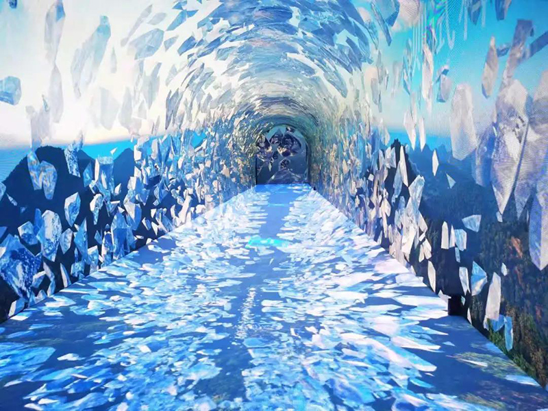 杭州梦幻千岛湖时光隧路项目（LED天幕+LED地砖屏）